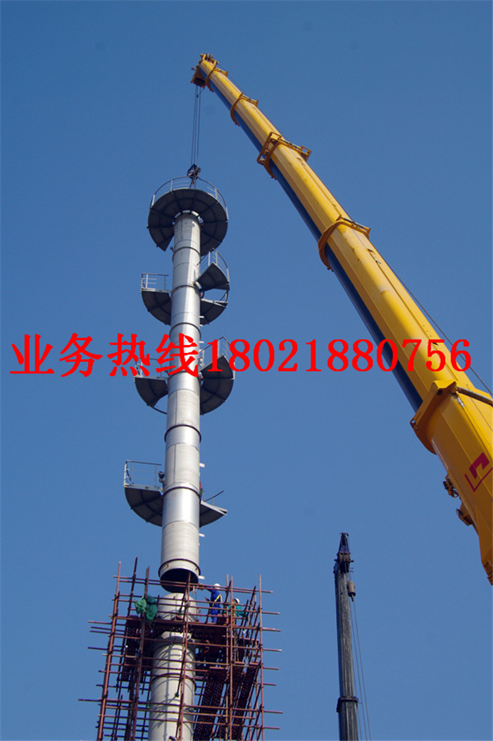 安慶丙烯腈擴建回收塔安裝