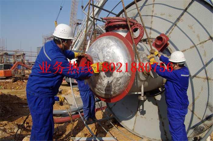 安慶丙烯腈擴建回收塔安裝