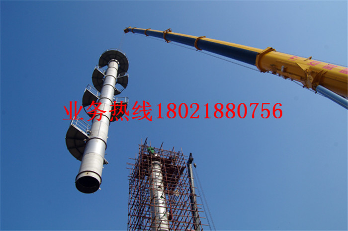 安慶丙烯腈擴建回收塔安裝