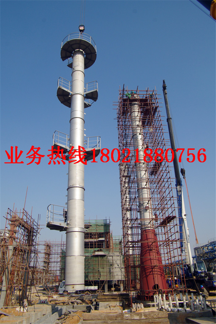 安慶丙烯腈擴建回收塔安裝