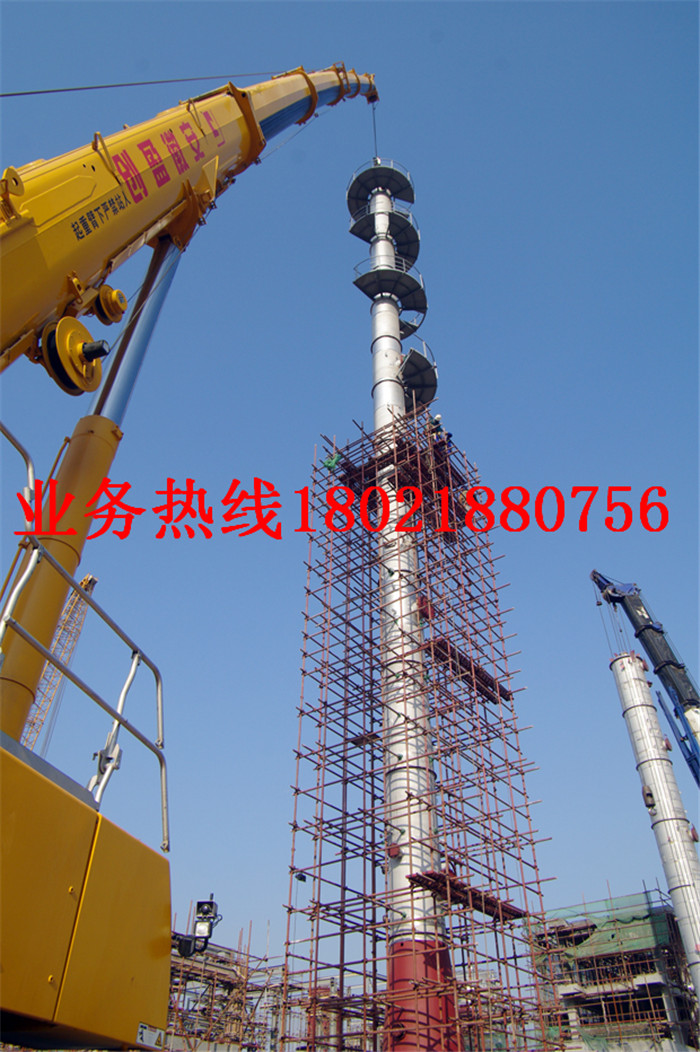 安慶丙烯腈擴建回收塔安裝