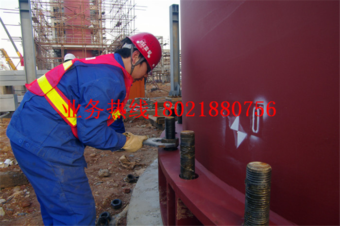 安慶丙烯腈擴建回收塔安裝