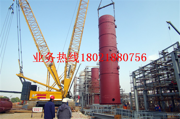 安慶丙烯腈擴建回收塔安裝